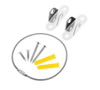 Milisten 2ensembles Lot De Ancrages Muraux Pour Meubles Sangles De Sécurité Pour Bibliothèque Et Armoire Kit Anti-basculement Pour Sécurité Des Bébés
