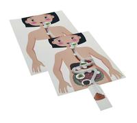 Milisten 2Ensembles Modèles DIY Digestif Humain Éducatifs pour Garçon Fille Activités Manuelles Ludiques Kit de Bricolage Scientifique pour Tout Petits Apprentissage
