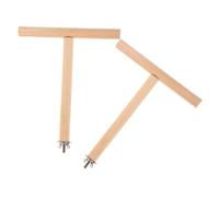 Milisten 2Pcs Perroquet Perche Volière Oiseau Nourriture Jouets Cage Oiseau Corde Perchoir Perchoir Oiseau Perchoir Poussin Mangeoire Oiseau Support Hamster Perruche Oiseau Nid Oiseau