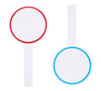 Milisten 2pcs Tableau Blanc Effaçable à Sec en Mousse Portable pour Vote Facile à Utiliser Planche de Score Compacte pour Jeux et Compétitions