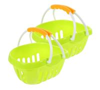 Milisten 2pièces Chariot De Course Jouet Panier De Simulation pour Garçon Fille Jouet Éducatif De Jeu De Rôle pour Garçons Et Filles