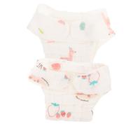 Milisten 2pièces Couches-culottes Coton Réutilisables Pour Garçon Fille Fille Lavables Et Absorbantes Pour Voyages Et Sorties