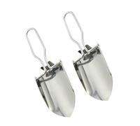 Milisten 2pièces Mini Pelle Pliante Acier Inoxydable Outil De Jardinage Compact pour Plantation Portable Et Léger pour Adultes Et Cultures Pot