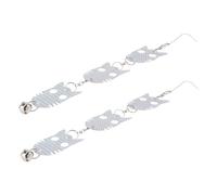 Milisten 2pièces Pendentif Oiseau Forme De Tête Oiseau Décoration Suspendue pour Jardin Dispositif Réflecteur pour Protection des Oiseaux