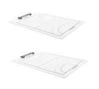 Milisten 2pièces Tableaux Entraînement Handball Pvc Lot De Résistants Aux Intempéries Pour Compétitions Et Analyses Tactiques