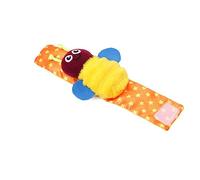 Milisten 2pièces Wrist Rattle Set Garçon Fille Poignet Léger Jeu Éveil Sensoriel Pour Tout-petit Jouet Éducatif Marteau Activité Mois