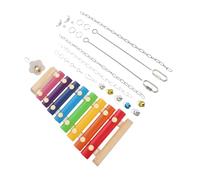 Milisten 2pièces Xylophone pour Oiseaux avec Brochettes De Légumes Et Porte-Fruits Jouet De Développement De Instinct De Recherche De Nourriture pour Perroquets Et Petits Oiseaux