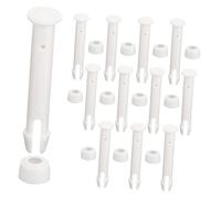 Milisten 3 Ensembles Accessoires De Boulons De Plastique pour Anneaux Étanches 12 Pièces * 3