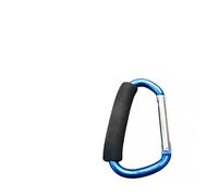 Milisten 3 Pièces Aluminium Alliage D Ring à Ressort Crochet de Clé Pratique pour Escalade et Activités de Plein Air et Confortable avec Poignée Éponge pour Amateurs D