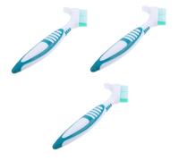 Milisten 3 Pièces Brosse de Nettoyage Carapace de Tortue Mini brosses de Nettoyage Brosse Anti-saleté en Carapace de Tortue Scrubber Pinceau Mini pour la Maison Nettoyage portatif Plastique