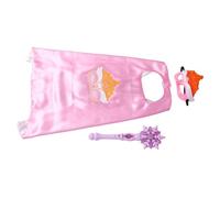 Milisten 3 Pièces Costume Accessoires de Princesse pour Filles Masque Éclairant de Fée et Cape pour Halloween et Jeux de Rôle