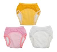 Milisten 3 pièces Culottes Apprentissage Garçon Fille Coton Couches Respirantes Imperméables Confortables et Lavables pour Garçon et Fille Sous-vêtements Entraînement Réutilisables