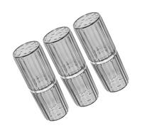 Milisten 3 Pièces Gobelet de Lavage Portable Clair Étui Détachable | Coque Rigide PET Abs, Rangement Intégré, Anti-déversement, pour Déplacements Courts, Bureau et École