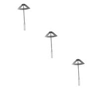 Milisten 3 Pièces Pelle de Plantation Ergonomique Pot semis bac à semis Désherber Outils de Jardinage Pelle de tranchée Bordure houe de Jardinage Outil de creusement de Jardin Le Fer Silver