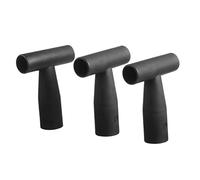 Milisten 3 Pièces Poignée T Plastique pour Pelle de Outils de Creusage Râtelage Accessoires Ergonomiques et Antidérapants pour Confort Optimal