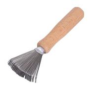 Milisten 3 Pièces Râteau de Jardinage et de Nettoyage Forme Fleur Faire ménage râteau à Feuilles de Jardin Petit râteau de Jardin Outils de Composition râteau de Nettoyage