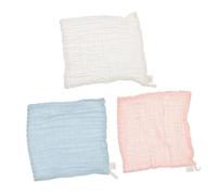 Milisten 3 Pièces Serviettes Mousseline Coton pour Lot de Débarbouillettes Multifonctionnelles pour Visage Bave Renvois
