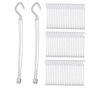 Milisten 30 Pièces Crochet chlorophytum cintres de pot de plante porte-pot de fleurs suspendu suspensions pour paniers suspendus crochet de jardin suspendu Plastique blanche