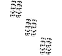 Milisten 30 pièces Lot de Figurines Miniatures de Vaches Durables Modèles Danimaux de Ferme pour Décoration Paysagère et Jeu Éducatif