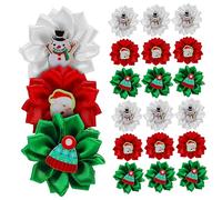 Milisten 30pièces Accessoires De Cheveux pour Chiens Noeuds Caoutchouc pour Fête De Noël Accessoires Festifs pour Animaux De Compagnie