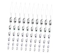 Milisten 30pièces Tiges Répulsives pour Oiseaux Réflectives Dispositifs Anti-Oiseaux Spirale Tiges Spirales pour Détection Oiseaux