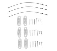 Milisten 3ensembles Ancrages Pour Meubles Kit De Sécurité Pour Garçon Fille Mural Pour Commode Fixation De Meubles Mur Sangles De Sécurité Pour Étagère De Pour Armoire