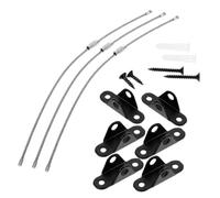 Milisten 3ensembles Jeux De Sangles Ancrage Pour Meubles De Fixations De Sécurité Pour Meubles