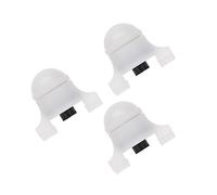 Milisten 3pièces Alarme De LED à Clipser Lampe Nocturne Lumineuse avec Flash Rouge Et Vert Alerte Morsure pour Canne à Détection Automatique Et Arrêt Abs Robuste