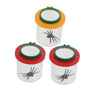 Milisten 3Pièces Boîte Observation Insectes Loupe Conteneur Exploration pour Observer Insectes Fleurs et Petits Objets Matériaux Sûrs et Couleurs