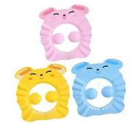 Milisten 3Pièces Chapeau pour Garçon Fille de Bonnet avec Protection Oreilles Design Évite Eau Shampoing Oreilles