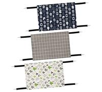 Milisten 3pièces Hamac Suspendu pour Petits Animaux De Lit Confortable pour Chinchilla Hamster Et Cochon XL Doux Résistant Et Respirant pour Hiver Moments De