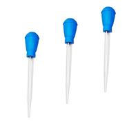 Milisten 3pièces Pipette De Nettoyage pour Aquarium Changeur Eau Manuel Compte-Gouttes Pratique pour Éliminer Déchets Et Matières Fécales