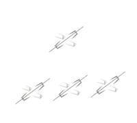 Milisten 4 Ensembles Fourchettes à Poulet Acier Inoxydable pour Friteuse à Air Outils de Rôtissage avec Tige Accessoires de Barbecue pour Viande