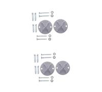 Milisten 4 Ensembles Plat Fixe De Yoga De Sable Pendaison Aérien Crochet De Plafond pour Hamac Accessoires De Hamac De Yoga Crochets De Suspension De Yoga Robustes Gris Fer Affiné