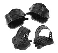 Milisten 4 Pédales de Vélo Stationnaire 9/16 avec Surface Antidérapante Compatibles Vélo d'Appartement et d'exercice Pièces de Remplacement Robustes pour Entraînement Intérieur Sécurisé