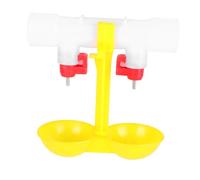 Milisten 4 pièces Abreuvoir Poules Automatique avec Valve à Bille Acier Distributeur Eau pour Poulets Canards et Pigeons Système Abreuvement Pratique et Précis pour Élevage Domestique et