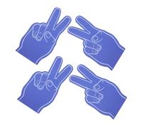 Milisten 4 pièces Accessoire Fête Doigts Plastique pour Fans Foot Support Doigt Cheerleading et Réutilisable pour Événements et Animation