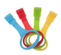 Milisten 4 Pièces Anneaux de Tirage pour Garçon Fille Anneaux de Sécurité pour Aider à Lever Aléatoires pour Apprentissage Marche et Jeu un Parc Couleur Aléatoire