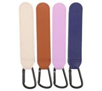 Milisten 4 Pièces Clip pour Moufles de Baseball en PU avec Anneau Ouvrable | Format Compact Pliable, Fixation pour Ceinture et Moufles, Accès Rapide, Protection les Rayures