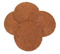 Milisten 4 pièces Coussin Nidification Pigeon Tapis Fibre de Naturel Respirant Doublure Nid Oiseaux Nicheurs et Réutilisable