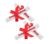 Milisten 4 Pièces Cute Plush Doll Micro Diploma Rolls for Class of Party Decorations and Celebrations