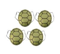 Milisten 4 Pièces Déguisement Carapace Tortue Garçon Fille pour Fête Halloween Carnaval Accessoire Cosplay Élastique Couleur Vive Résistante pour Spectacle et Animation