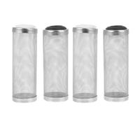 Milisten 4 Pièces Filtre découper éponge Ensemble décor Jet Nozzle jetnozzle crevettes Grillage Fin Débris Couverture de réservoir Professionnelle réservoir de Poissons réseau 304