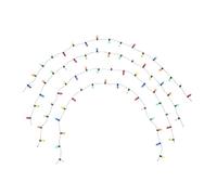 Milisten 4 Pièces Guirlande Mini LED Perles Transparentes Éclairage Miniature pour Maison de Poupée Décorations de Noël Guirlande Lumineuse pour Jardin Féerique Accessoires pour Sapin et