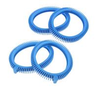 Milisten 4 Pièces Kit Pneus de Rechange PVC pour Nettoyeur de Piscine Roues Avant et Arrière avec Bandes Antidérapantes Remplacement Robuste pour Entretien Fond de Piscine