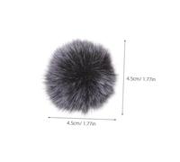 Milisten 4 Pièces Mini Capuchon Micro sans Fil Protection Vent Pelucheuse Du Bruit pour Clip Housse et Portable pour Enregistrement Extérieur