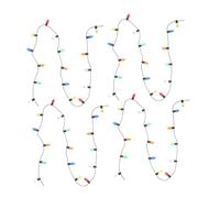 Milisten 4 Pièces Mini Guirlande Lumineuse à Ampoules pour Maison de Poupée et Mini Sapin Décorations de Noël Compactes Guirlande de Perles Transparente pour Projets DIY