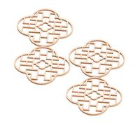 Milisten 4 pièces Miniature Fenêtres Bois Brutes Modèle Maison de Poupée Chinoise Accessoires Décoratifs pour Mobilier Miniature Kit Complet pour Maquettes Architecture Traditionnelle