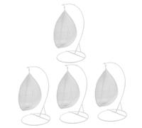 Milisten 4 Pièces Modèle de Balcon Swing Tout Petit Bricolage Figurine décor Maison de poupées modèle de balançoire Miniature Mini balançoire en métal Mini Ornement de Meuble Alliage