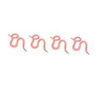 Milisten 4 pièces Modèle de Ver de Terre Réaliste Éducation et Décoration Animale pour Garçon Fille Simulation Insecte Naturelle Figurine Artificielle
